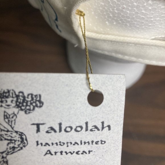 Taloolah Designs Artist Hand Painted Key West Fish Glitter Snapback Hat Cap NWT - Picture 3 of 8